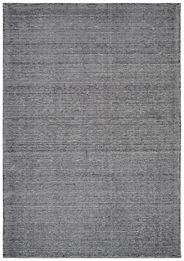Ally Modern Black Hand Loomed Rug